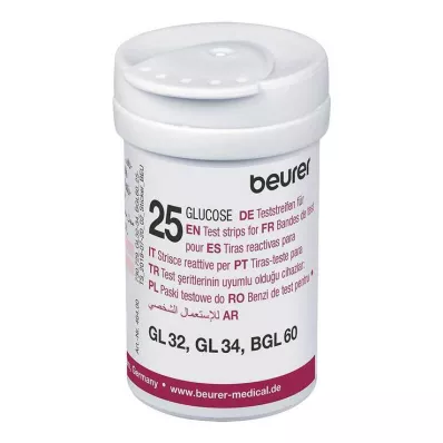 BEURER GL32/GL34/BGL60 blood glucose test strips, 50 pcs