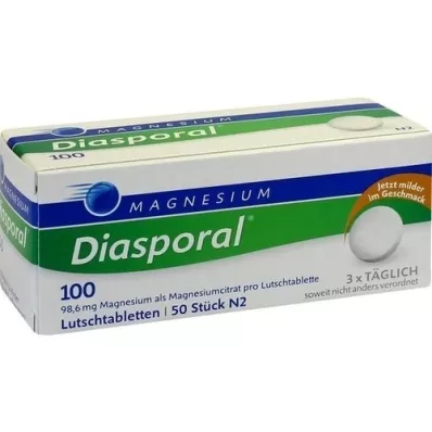 MAGNESIUM DIASPORAL 100 lozenges, 50 pcs