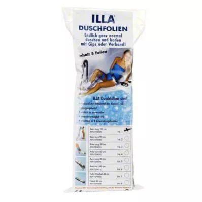 Shower foil leg long 110cm, 5 pcs Shower foil leg long 110cm, 5 pcs