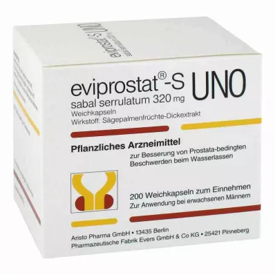 EVIPROSTAT-S sabal serrulatum 320 uno capsules, 200 pc EVIPROSTAT-S sabal serrulatum 320 uno capsules, 200 pc