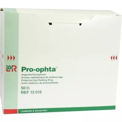 PRO-OPHTA Perforated compresses non-sterile, 50 pcs