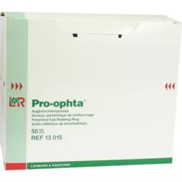 PRO-OPHTA Perforated compresses non-sterile, 50 pcs
