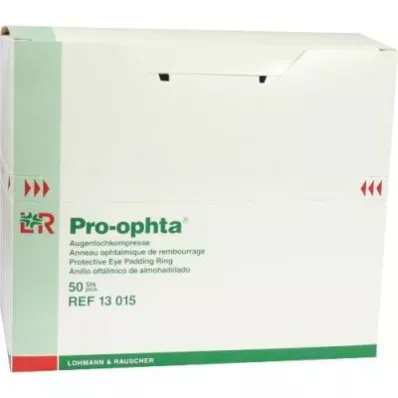 Pro Ophta perforated compresses non-sterile 13015 (50 pieces) Pro Ophta perforated compresses non-sterile 13015 (50 pieces)