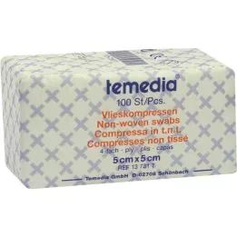 Fleece compresses 5x5 cm non-sterile 4-fold, 100 pieces