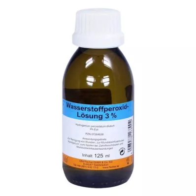Hydrogen peroxide solution 3% Ph.Eur., 125 ml Hydrogen peroxide solution 3% Ph.Eur., 125 ml