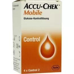 ACCU-CHEK Mobile control solution 4 disposable applicators, 1X4 pcs