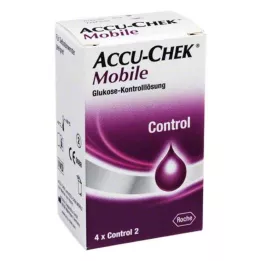 ACCU-CHEK Mobile control solution 4 disposable applicators, 1X4 pcs