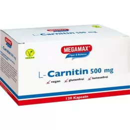 L-CARNITIN 500 mg Megamax capsules, 120 pcs