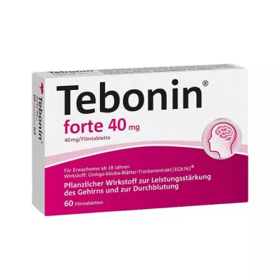 TEBONIN forte 40 mg film-coated tablets, 60 pcs