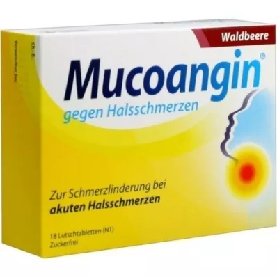 MUCOANGIN Wild berry 20 mg lozenges, 18 pcs