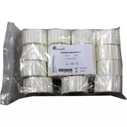 Cotton wool rolls, size 1, 8mm diameter, 300g