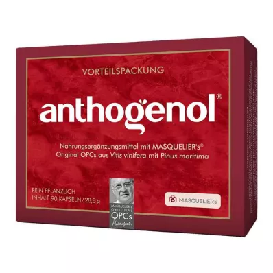 OPC ORIGINAL Masqueliers Anthogenol Capsules, 90 Capsules OPC ORIGINAL Masqueliers Anthogenol Capsules, 90 Capsules