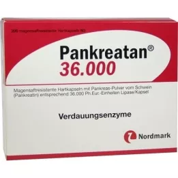 PANKREATAN 36,000 enteric-coated hard capsules, 200 pcs