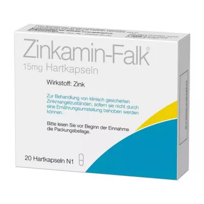 Zincamine Falk hard capsules, 20 pcs Zincamine Falk hard capsules, 20 pcs