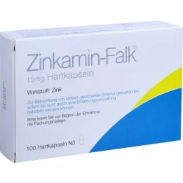 ZINKAMIN Falk 15 mg hard capsules, 100 pcs