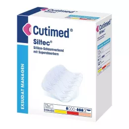CUTIMED Siltec foam dressing 5x6 cm non-adhesive, 12 pcs