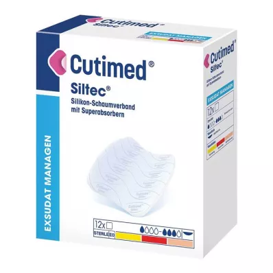 CUTIMED Siltec foam dressing 20x20 cm non-adhesive, 6 pcs