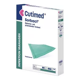 CUTIMED Sorbact absorbent compresses 10x10 cm, 6 pcs