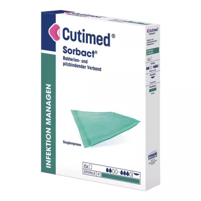 CUTIMED Sorbact absorbent compresses 10x10 cm, 6 pcs