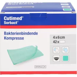 CUTIMED Sorbact compresses 4x6 cm, 42 pcs