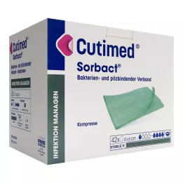 CUTIMED Sorbact compresses 4x6 cm, 42 pcs