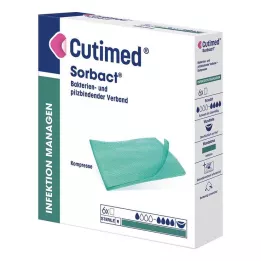 CUTIMED Sorbact compresses 7x9 cm, 6 pcs