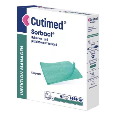 CUTIMED Sorbact compresses 7x9 cm, 6 pcs
