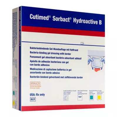 Cutimed Sorbact Hydroactive B Gel-V.14x14 cm sticky, 12 pcs Cutimed Sorbact Hydroactive B Gel-V.14x14 cm sticky, 12 pcs