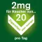 nicorette chewing gum whitemint, 2 mg nicotine, 30 pcs