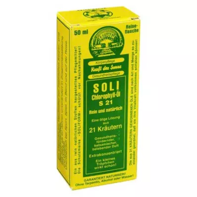 Soli chlorophyll oil S 21, 50 ml Soli chlorophyll oil S 21, 50 ml
