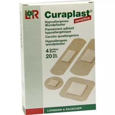 CURAPLAST Strips sensitive assorted, 20 pcs