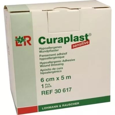 CURAPLAST Wound dressing, sensitive 6 cm x 5 m, 1 pc