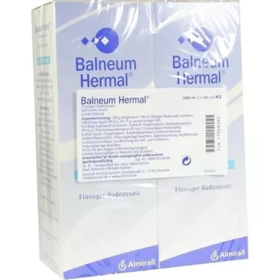 BALNEUM Hermal liquid bath additive, 2X500 ml