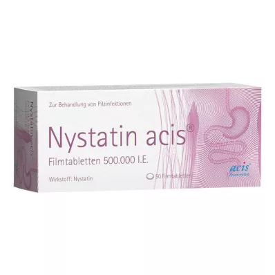 Nystatin acis film-coated tablets, 50 pcs Nystatin acis film-coated tablets, 50 pcs