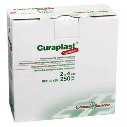 CURAPLAST Sensitive injection plaster 2x4 cm, 250 pcs