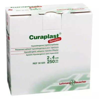 CURAPLAST Sensitive injection plaster 2x4 cm, 250 pcs
