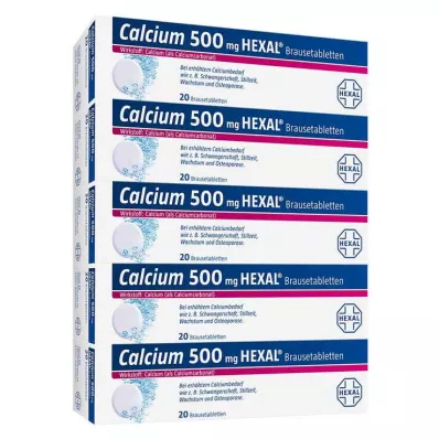 Calcium 500 Hexal effervescent tablets, 100 pcs Calcium 500 Hexal effervescent tablets, 100 pcs