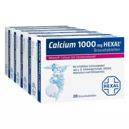 CALCIUM 1000 HEXAL Effervescent tablets, 100 pcs