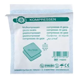 Gauze compresses 10x10cm 16-fa, 35X2 pcs