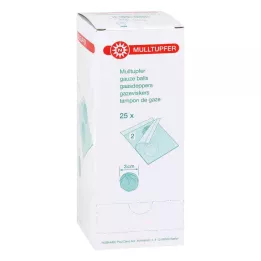 MULLTUPFER plum-sized sterile, 25X2 pcs