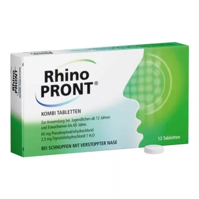 RHINOPRONT Combi tablets, 12 pcs RHINOPRONT Combi tablets, 12 pcs