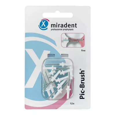 PIC BRUSH Interdental b.replacement b.2 mm white, 12 pcs