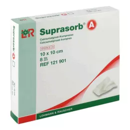 SUPRASORB A Calcium alginate compress 10x10 cm, 8 pcs
