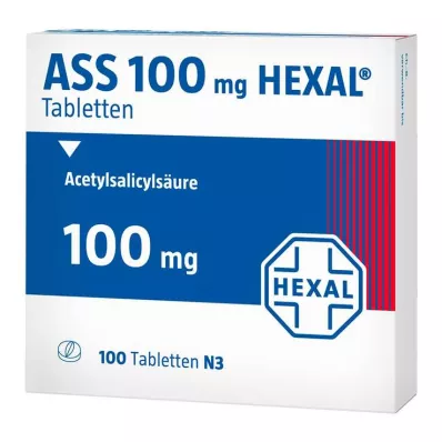 ASS 100 HEXAL tablets, 100 pcs ASS 100 HEXAL tablets, 100 pcs