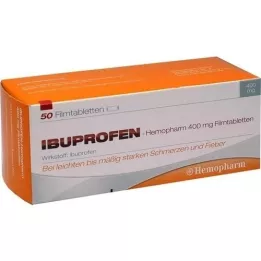 IBUPROFEN Hemopharm 400 mg film-coated tablets, 50 pcs