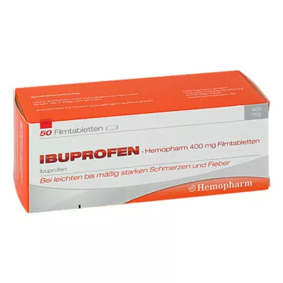 IBUPROFEN Hemopharm 400 mg film-coated tablets, 50 pcs