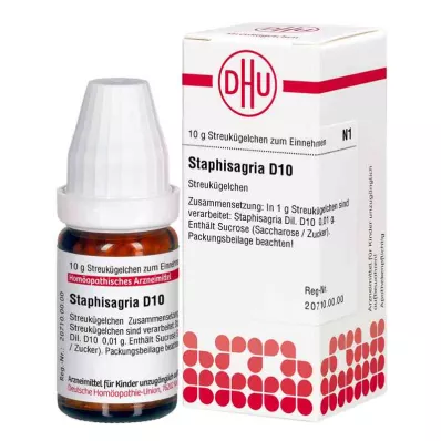 Staphisagria D10 globules (10 g) Staphisagria D10 globules (10 g)