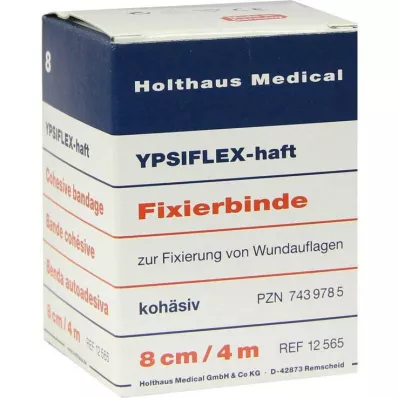 YPSIFLEX Adhesive fixation band 8 cm x 4 m, 1 pc YPSIFLEX Adhesive fixation band 8 cm x 4 m, 1 pc