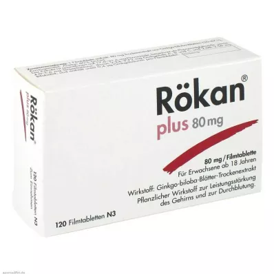 Rökan® plus 80 mg film-coated tablets, 120 pcs Rökan® plus 80 mg film-coated tablets, 120 pcs