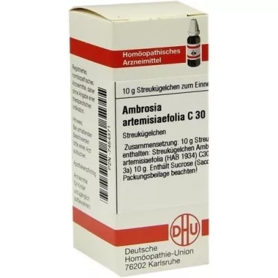 AMBROSIA ARTEMISIAEFOLIA C 30 globules, 10 g